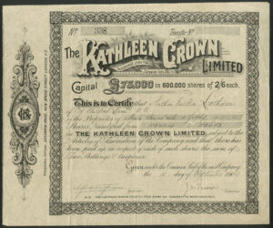 New Zealand: Kathleen Crown Ltd., pair of certificates for shares of 2/6d - Image 2