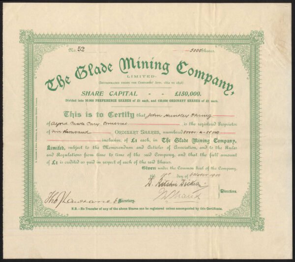 Glade Mining Co green