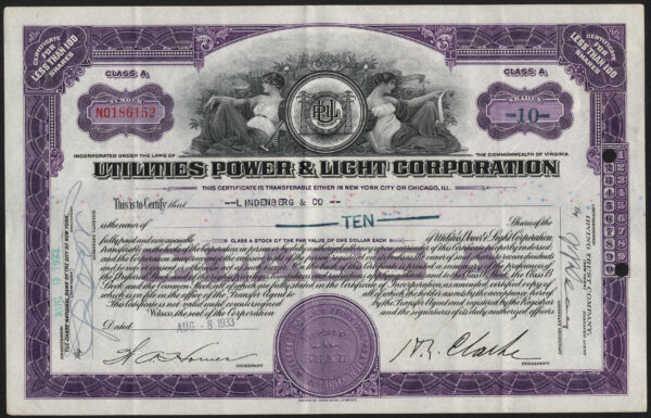 Utilities Power & Light purple