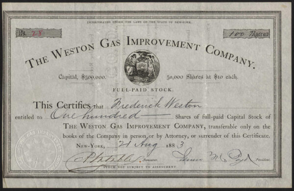 Weston Gas Improvement