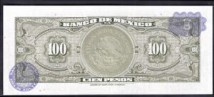 Mexico: El Banco De Mexico. 100 pesos. 18-7-1973. BWT S3525150. (Pick 61i). AU. - Image 2