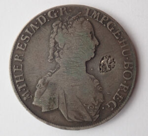 Netherlands East Indies: Madura Island, ducaton, countermarked on Austrian taler, 1756 - Image 1