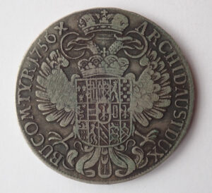Netherlands East Indies: Madura Island, ducaton, countermarked on Austrian taler, 1756 - Image 2