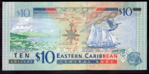 ECCB: St Vincent. 10 Dollars. H181764V. (2003). (Pick 43v). GEF. - Image 2