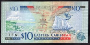 ECCB: St Vincent. 10 Dollars. H391427V. (2003). (Pick 43v). AU. - Image 2