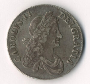 Charles II, Crown, 1664, XVI, AVF - Image 1