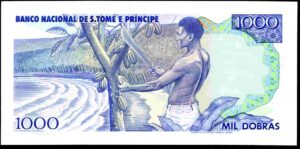 St Thomas & Prince: Banco Central. 1,000 Dobras. AD9722087. 4-1-1989. (Pick 62). AU-UNC. - Image 2