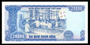 Vietnam. State Bank Of Vietnam. 20,000 dong. 1991. GS 9784856. (Pick 110a). AU-UNC. - Image 2