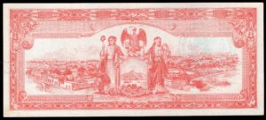 Mexico: Soberano De Sinaloa. 5 Pesos. E 39392. Printed and handwritten signatures. (Pick S1044b).1915. GEF. - Image 2