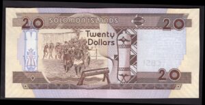 Solomon Islands; Central Bank. 20 dollars. Series C/3. (2009). (Pick 28). AU-UNC. - Image 2