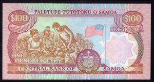 Samoa; Central Bank. 100 tala. B000000. (2005). (Pick; 37). UNC. - Image 2