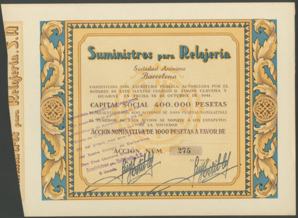 Suministros para Relojeria