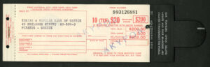 U.S.A., First National City Bank, book of 10 x $20 Travellers cheques in folder, unused, 1960's - Image 2