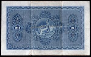 British Linen Bank, £20, 2nd July 1942, John Waugh hand-signed, F4 6/132. GVF - Image 2