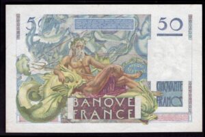 France, Banque De France, 50 francs, 19-5-1949, 321827366 (Pick 127b). EF. - Image 2