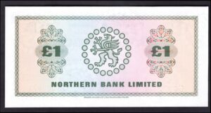 Ireland, Northern Bank Limited, 1 pound, 1 July 1970 (Pick 187a), UNC. - Image 2