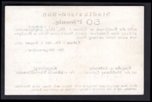 Germany, Colmar I. Els., Stadtkassen-Bon, 50 Pfennig, 6-8-1914, #01018. VF-EF. - Image 2
