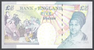 Bailey; Bank of England. 5 pounds. (2004). KA77 695880. (Duggleby; B398). AU. - Image 2