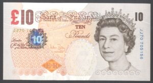 Bailey; Bank of England. 10 pounds. (2004). Various mid-series. (Duggleby; B400). AU.