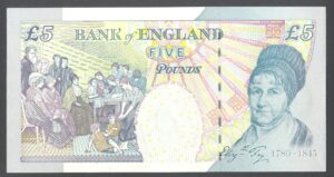 Lowther; Bank of England. 5 pounds. (2002). Column sort. DL29. (Duggleby; B393). AU. - Image 2