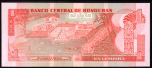 Honduras: Banco Central. 1 lempira. 29-5-1980. Series BG. Consecutives available. (Pick 68a). AU. - Image 2