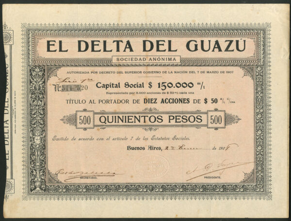 El Delta del Guazu 500