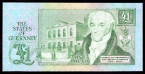 Guernsey, States issue, £1, (1980), W.C.Bull, Z replacements - Image 2