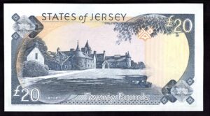 Jersey, States Issue, £20, (2000), low serial number # NC000047 (BYB JE43b; WPM 29a). UNC. - Image 2