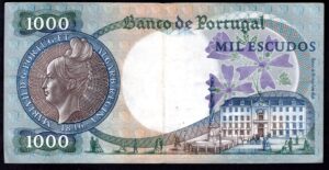 Portugal, Banco de Portugal, 1,000 escudos, 19-5-1967 (Pick 172a), NKQ 033046. GVF. - Image 2