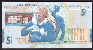 Scotland, Royal Bank plc, Jack Nicklaus £5, 2005, (BNYB SC847; WPM 365). UNC. - Image 2