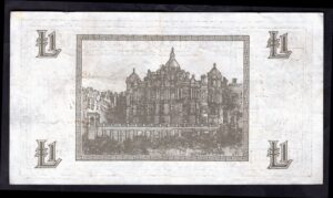 Scotland, Bank of Scotland, £1, 24-8-1939 (PMS BA95b). GVF. - Image 2