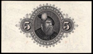 Sweden, Sveriges Riksbank, 5 kronor, 1949, E.062012 (WPM 33af). GEF/AU. - Image 2