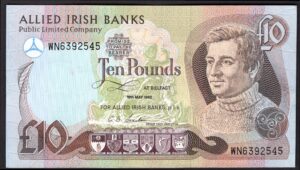 Ireland, Allied Irish Banks, £10, 18th May 1993 (PMI AI8; WPM 7c), NEF