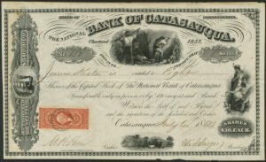 USA: National Bank of Catasauqua, Pennsylvania, $30 shares, 18[68]