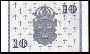 Sweden, Sveriges Riksbank, 10 kronor, 1960, 06226250 (WPM 43h). EF. - Image 2