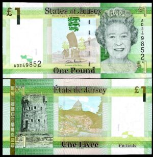 Jersey, States Issue, £1, first series AD (2010) (BYB JE17a). AU-UNC.