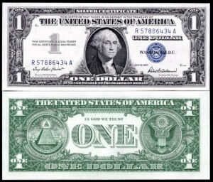 U.S.A., Silver Certificate, 1 dollar, series 1957 (Pick 419). AUNC