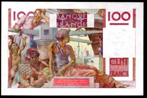 France, Banque de France, 100 francs, 3-12-1953, 1429207235 (Pick 128d). EF. - Image 2