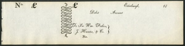 Sir Wm. Forbes, J Hunter & Co