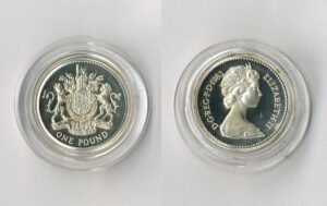 1983 Silver Proof One Pound Coin, Royal Mint - Image 2