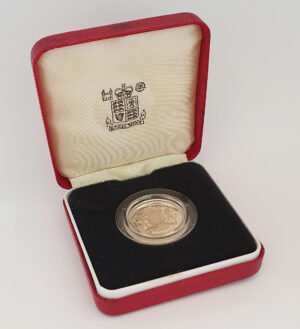 1983 Silver Proof One Pound Coin, Royal Mint - Image 1