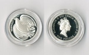 1995 Second World War silver proof £2, Royal Mint - Image 2