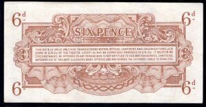 GB Military, 6 pence (1946) (WPM M10a). Crisp GVF. - Image 2