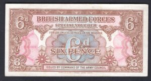 GB Military, 6 pence (1946) (WPM M10a). Crisp GVF.