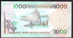 Vanuatu, Reserve Bank of Vanuatu, 1,000 vatu (2002), HH058432 (WPM 10b). UNC. - Image 2