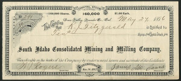 South Idaho Consolidated