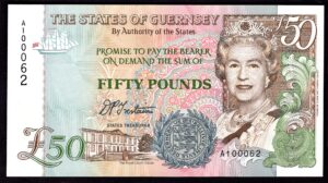 Guernsey, States Issue, £50 (1994), A100062 (BYB GU71a; Pick 59). UNC.