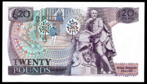 Bank of England, J.B.Page, £20 (1970), first series A16 697992 (Duggleby B328). AU. - Image 2