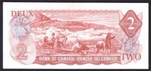 Canada, Bank of Canada, $2, 1974, AGJ 2914220 (Pick 86a). AUNC. - Image 2