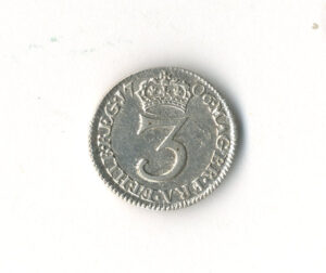Anne, threepence, 1706, GVF - Image 2